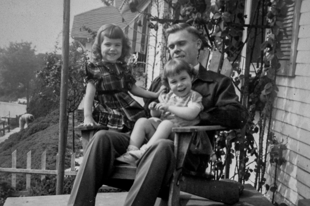 1953 — Mary, Dad and Esther