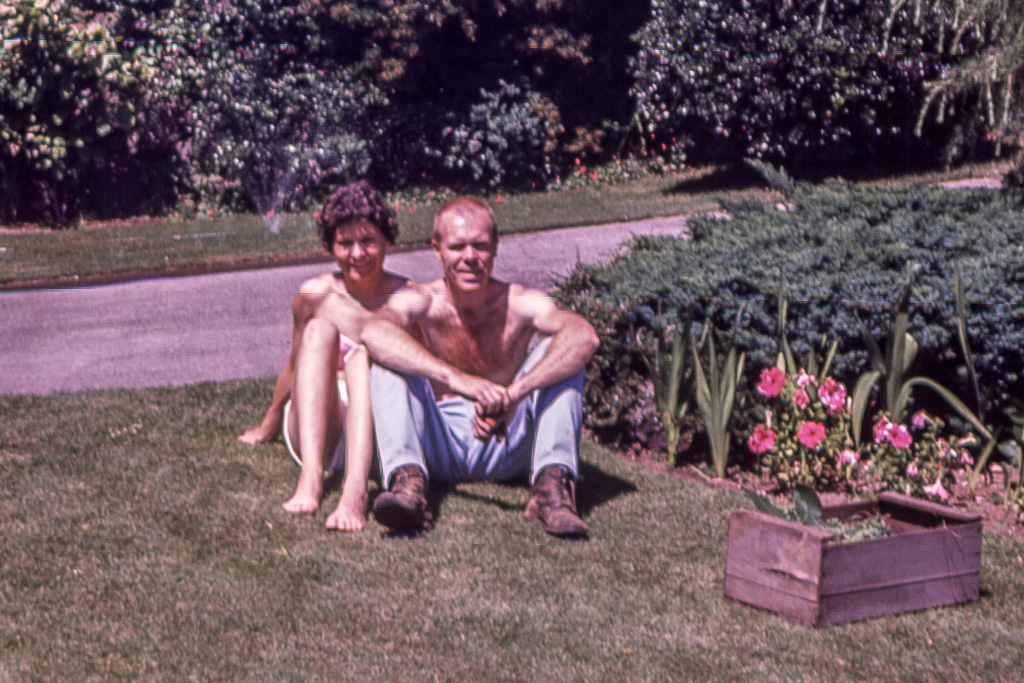 1964— Mom and Dad at our house on 8th Ave in Seattle