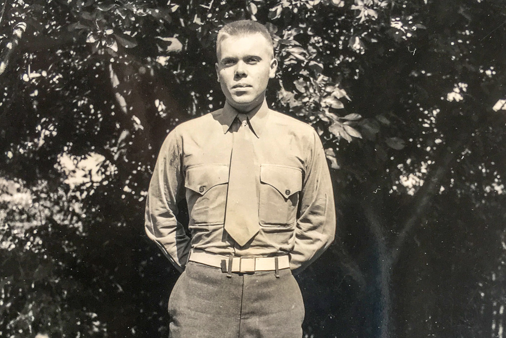 Dad in his US Marines uniform