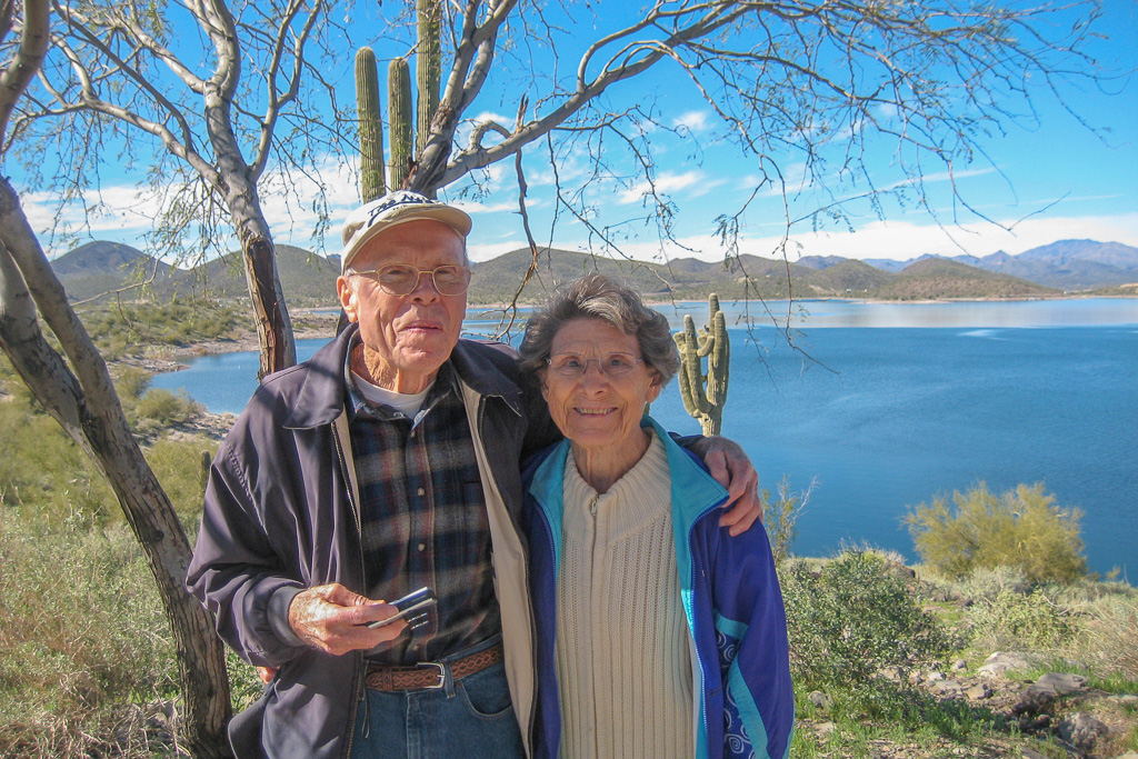 2011 — Dad and Mom at Lake Pleasant, AZ